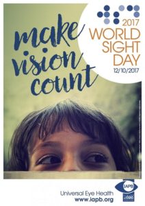 World Sight Day, Make Vision Count Oct 12, 2017