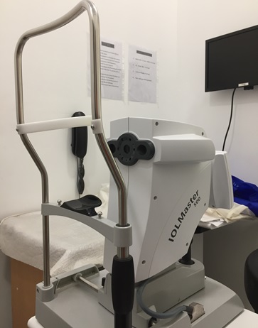 IOL Master used for A-Scan Biometry